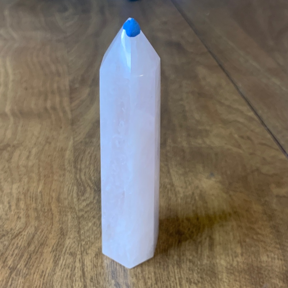 Rose Quartz Crystal Point